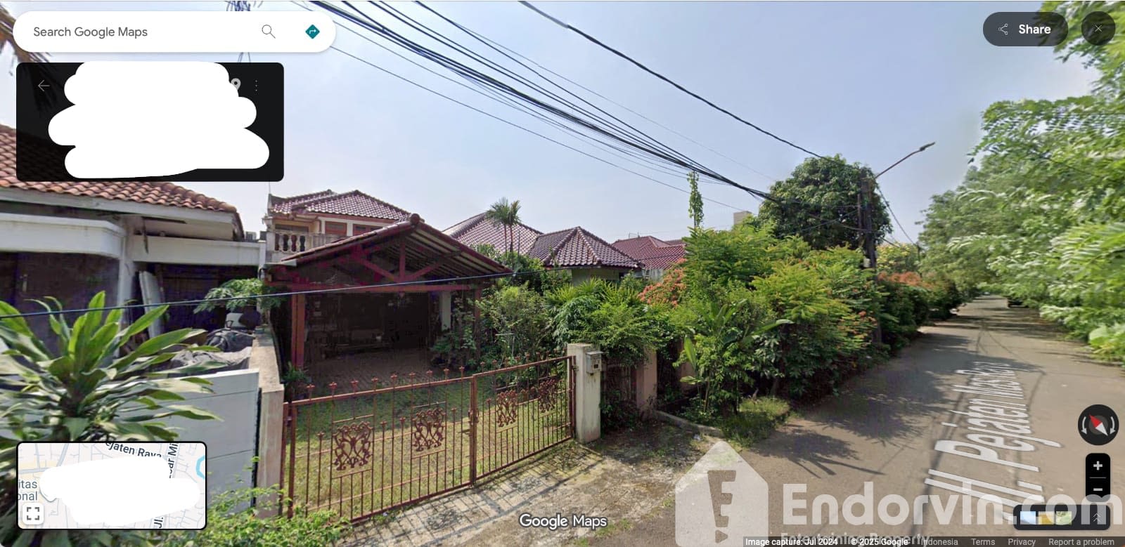 Di JUAL RUMAH KLASIK LUAS DI LINGKUNGAN KOMPLEKS NYAMAN - PEJATEN, JAKSEL