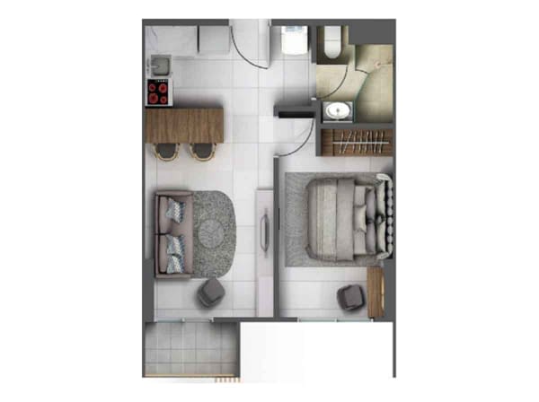 Cleon Park 1 Bedroom Unit 1