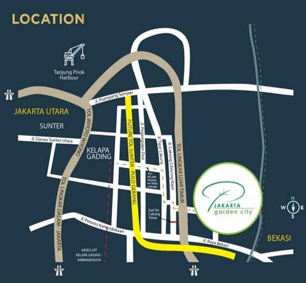 Peta Lokasi Cleon Park